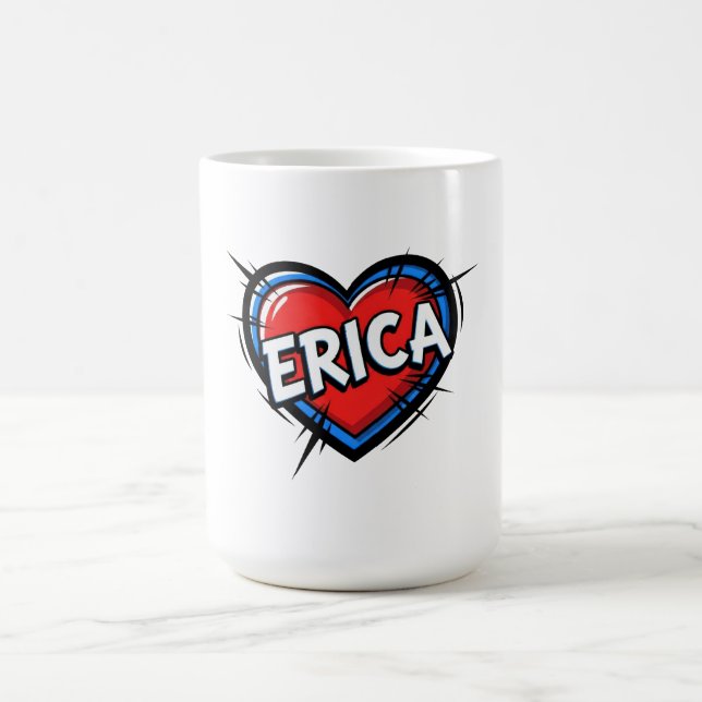 Taza De Café Ama a Erica (Centro)
