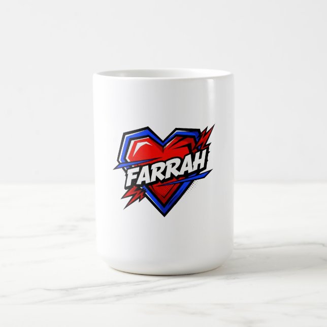 Taza De Café Ama a Farrah (Centro)