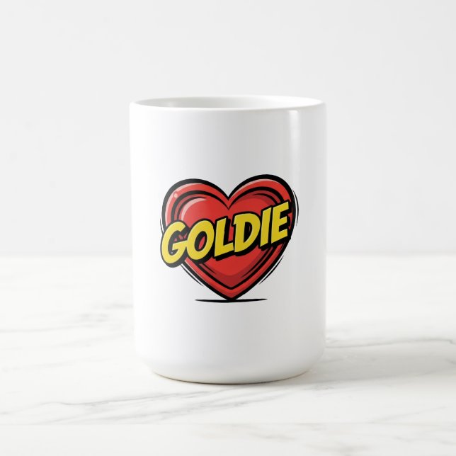 Taza De Café Ama a Goldie (Centro)