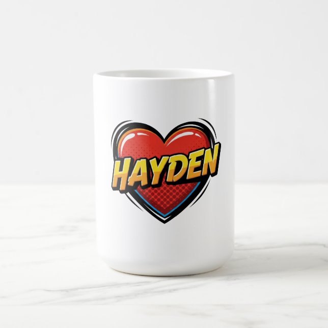 Taza De Café Ama a Hayden (Centro)