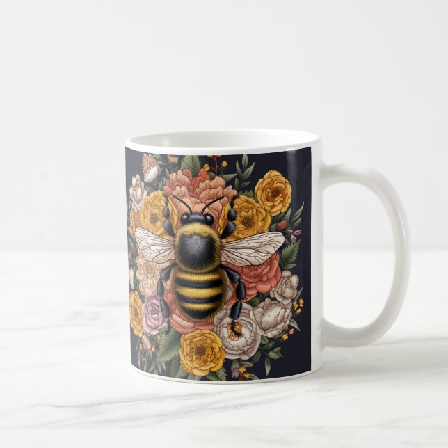Taza De Café Ama a la dulzura y a la naturaleza con nuestra abe (Derecha)