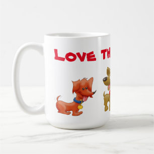 Taza De Café ¡Ama A Los Dawgs!