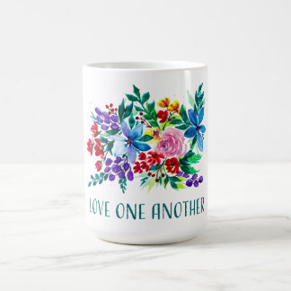 Taza De Café Ama a los Demás Phoebe Floral Inspirador