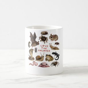 Taza De Café Ama a los no amados , Camiseta de animal lindo y e