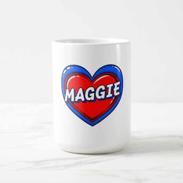 Taza De Café Ama a Maggie (Centro)