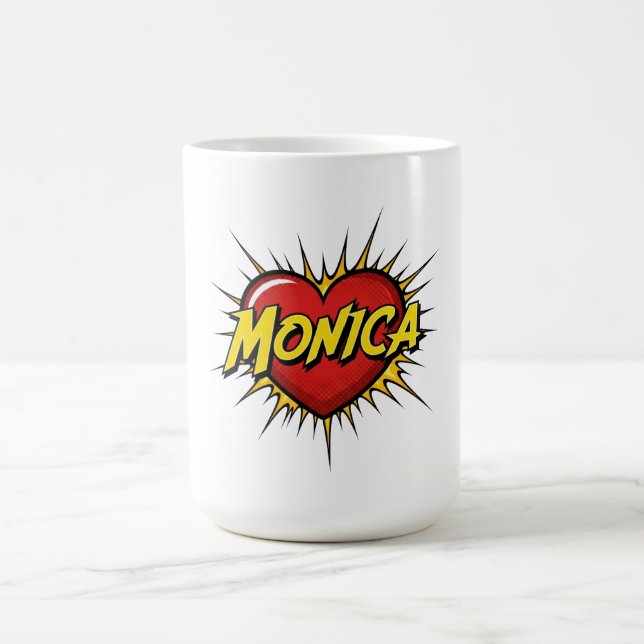 Taza De Café Ama a Mónica (Centro)