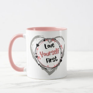 Taza de café Ama a ti mismo primero
