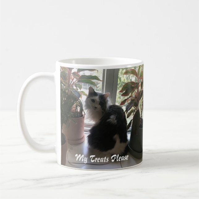 Taza De Café Ama a tu gato con sus tratamientos (Izquierda)