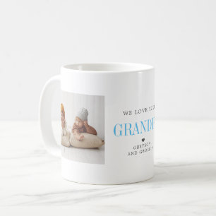 Taza De Café Ama Abuelo   Dos Collages de fotos