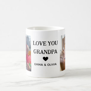 Taza De Café Ama Abuelo   Dos textos manuscritos fotográficos