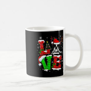 Taza De Café Ama al Boston Terrier Santa Hat Navidades Mascota