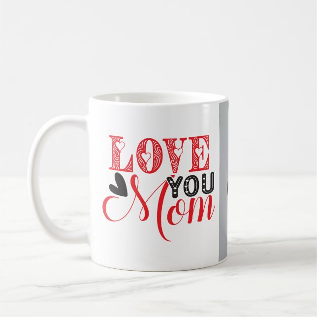 Taza De Café Ama encantadora mamá tazón de café (Izquierda)