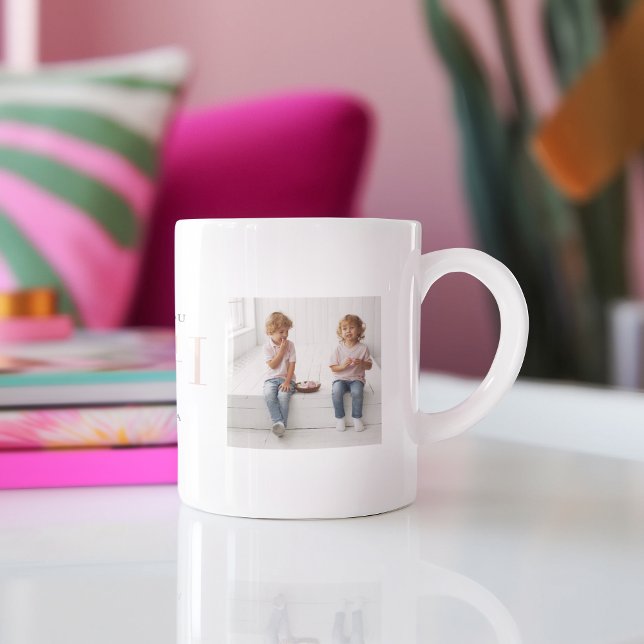 Taza De Café Ama Gigi | Dos Collages de fotos (Subido por el creador)