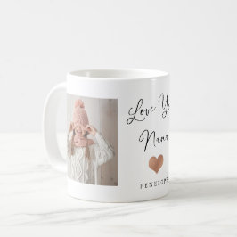 Taza De Café Ama Nana | Dos guiones fotográficos y corazón