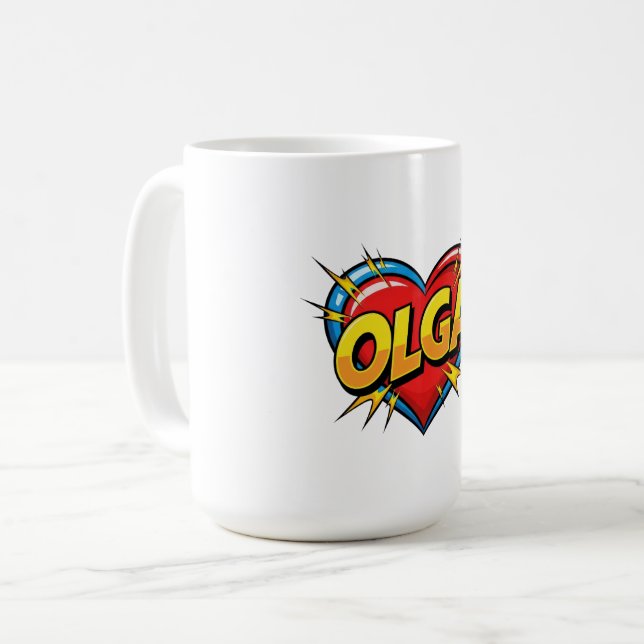 Taza De Café Ama Olga (Anverso izquierdo)