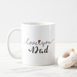 Taza De Café Ama, papá, feliz día del padre | Café Mug