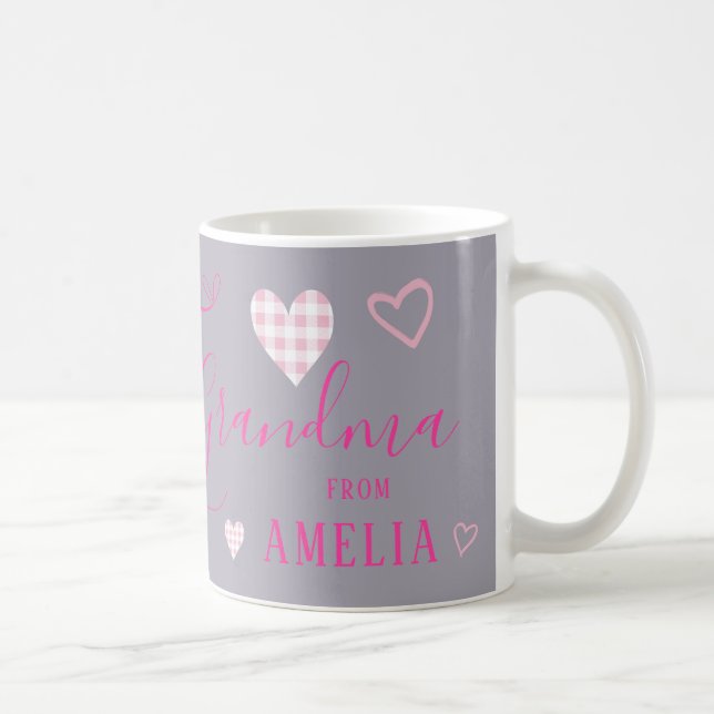 Taza De Café Ama tu abuela Rosa Bufalo Chequeos Corazales (Derecha)