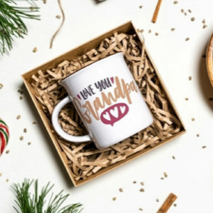 Taza De Café Ama tu abuelo imprime música moderna