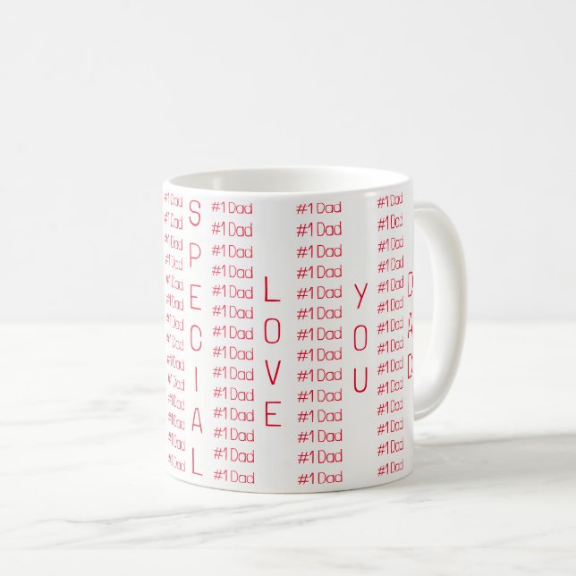 Taza De Café Ama tu papá Especial Mug (Anverso derecho)