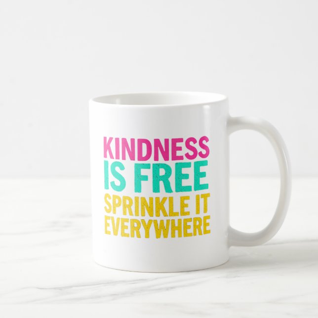 Taza De Café Amabilidad de Sprinkle: cita Inspiradora (Derecha)