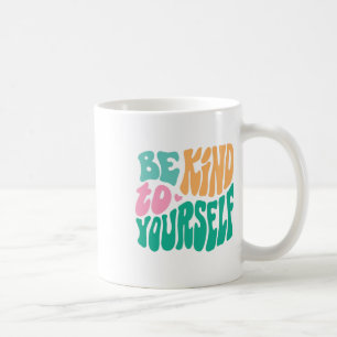 Taza De Café Amable Contigo Mensaje Positivo Autocuidado Mental
