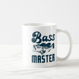 Taza De Café Amaestrador de pesca divertido hombre mujer lubina