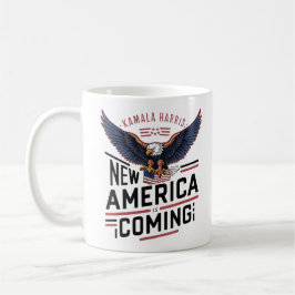Taza De Café amala Harris 2024 Presidente USA Eagle