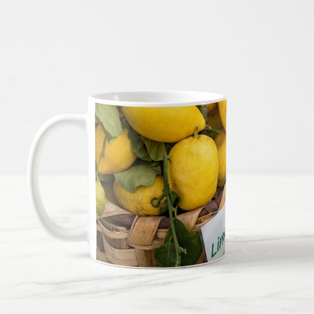 Taza De Café Amalfi Lemon Dream #3 #travel #wall #art (Izquierda)