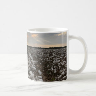 Taza De Café Amanecer de campo de algodón