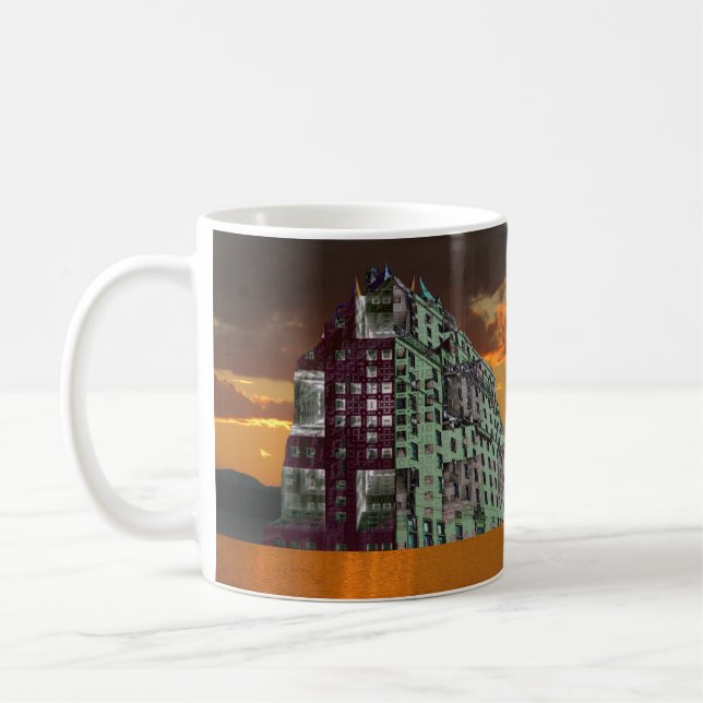 Taza De Café Amanecer de gaviota (Izquierda)