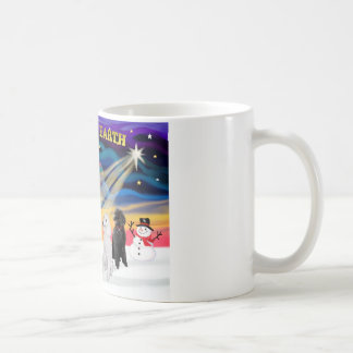 Taza De Café Amanecer de Navidad - Caniches estándar (2)