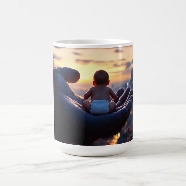 Taza De Café Amanecer de protección (Centro)