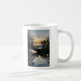Taza De Café Amanecer del barco pesquero