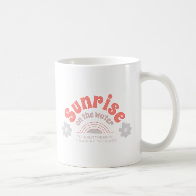 Taza De Café Amanecer en el agua (Derecha)