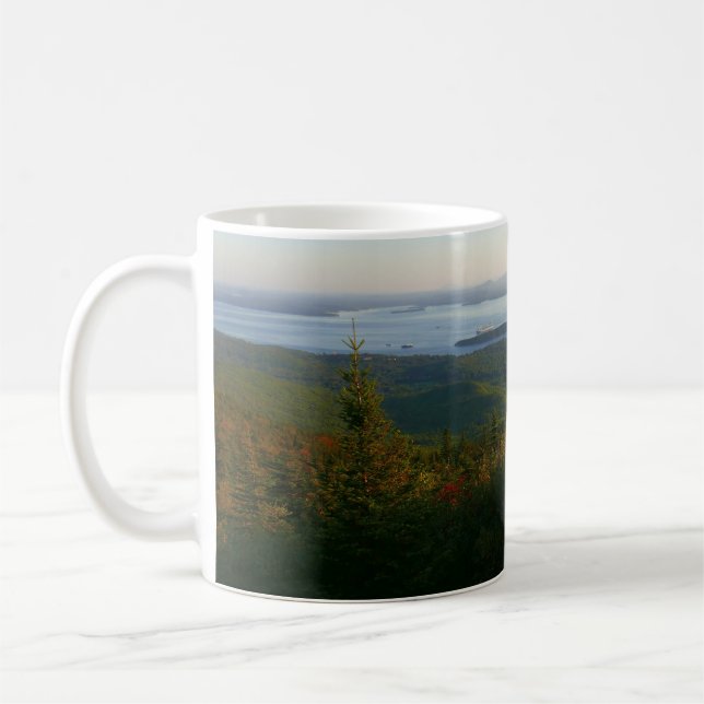 Taza De Café Amanecer en la montaña Cadillac I (Izquierda)