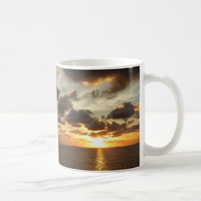 Taza De Café Amanecer en St. Thomas I Islas Vírgenes Estadounid (Derecha)