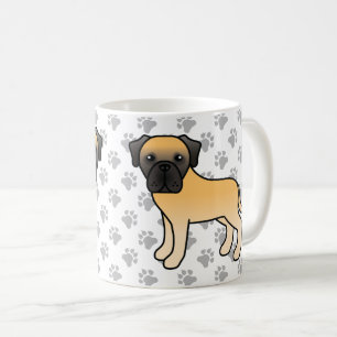 Taza De Café Amanecer Inglés Mastiff Cute Cartog Dog