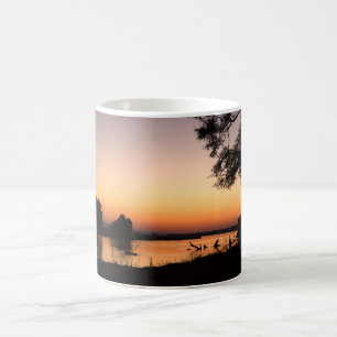 Taza De Café Amanecer sobre el río Zambesi