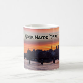 Taza De Café Amanecer sobre Ile de la Cite y Notre Dame - París