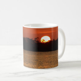 Taza De Café Amanecer sobre la bahía de Perdido