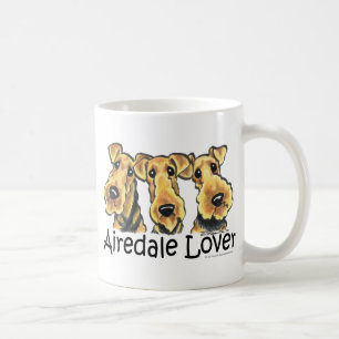 Taza De Café Amante de Airedale Terrier