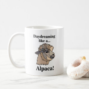 Taza De Café Amante de animales divertidos Alpaca Llama