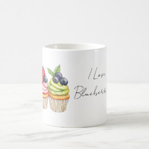 Taza De Café Amante de arándanos