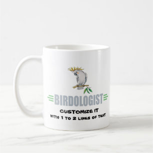 Taza De Café Amante de Aves con Sentido del Humor Cacatúa