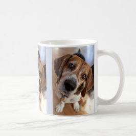 Taza De Café Amante de cachorros 3 fotos personalizadas
