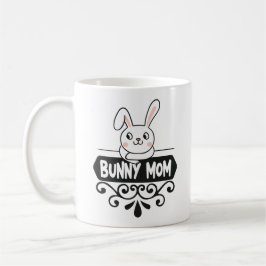 Taza De Café Amante de conejo de mamá de conejo