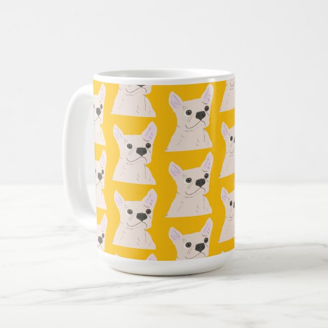 Taza De Café Amante de Frenchie (Anverso izquierdo)