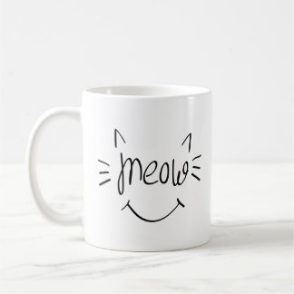Taza De Café Amante de Gatos Miau