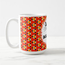 Amante de Gatos Rojo Naranja Negro Divertido