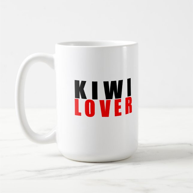 Taza De Café amante de Kiwi (Izquierda)